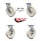 Service Caster 8 Inch Nylon Caster Set with Roller Bearing 2 Swivel Lock 2 Rigid SCC-30CS820-NYR-BSL-2-R-2 - alternate 6